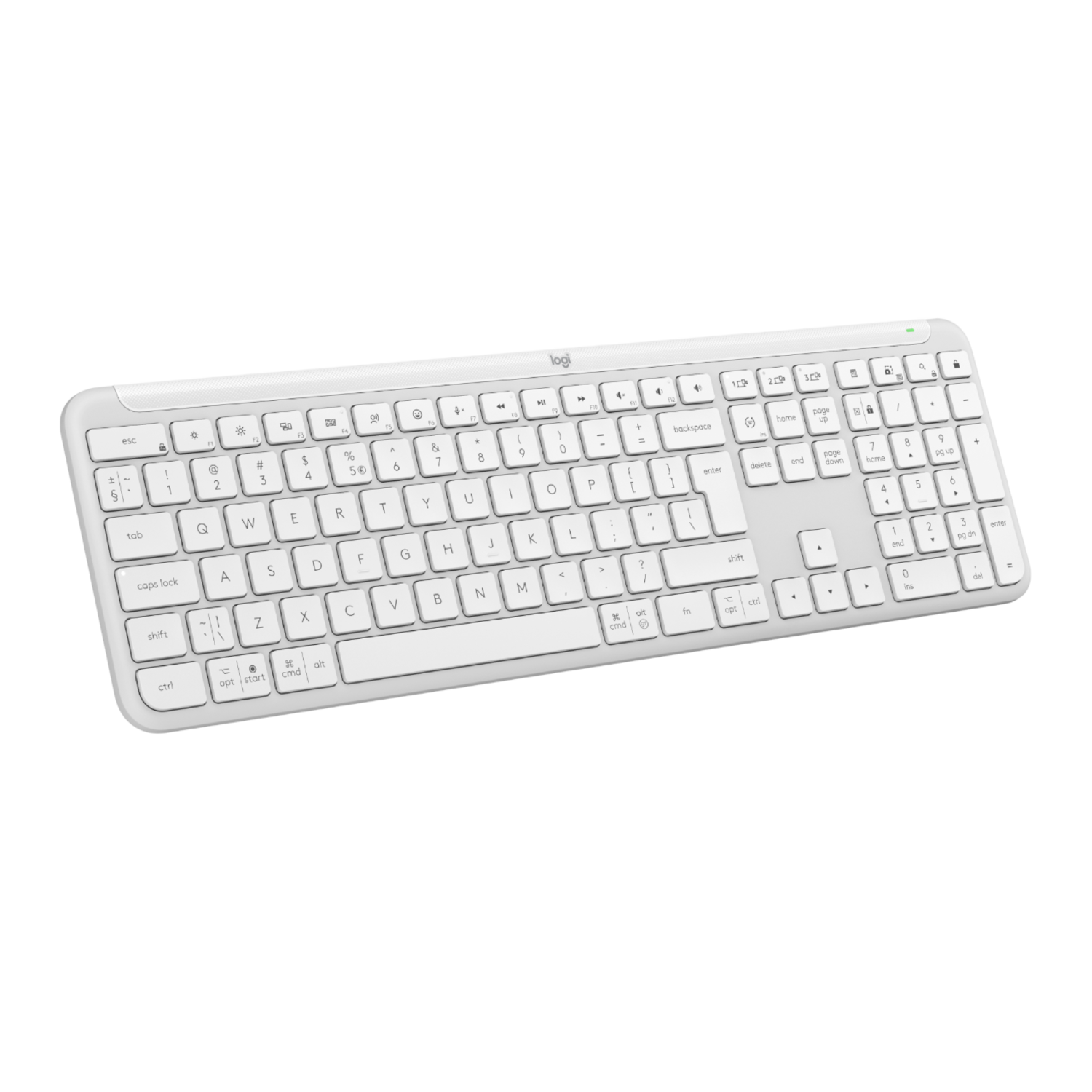 Logitech K950 Signature Slim Draadloos Toetsenbord Wit