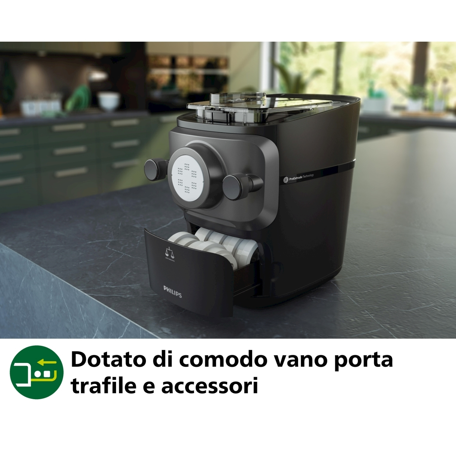 BNN - Avance/Serie 7000 - Maccheroni Stella 6mm x 1mm AMMACS06 - Trafila compatibile con Philips Pasta Maker Avance/Serie 7000