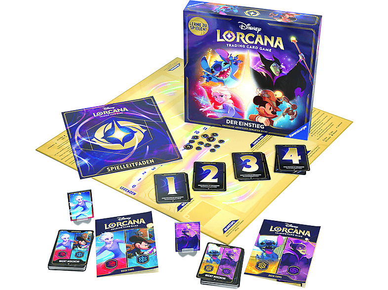 Thumbnail - LORCANA Disney: Der Einstieg (Deutsch) Brettspiel Mehrfarbig