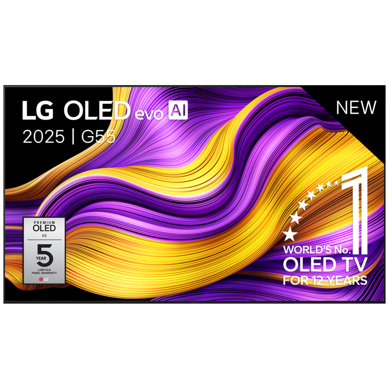 LG Oled77g55lw 77" Oled Evo Smart 4k Tv (2025) afbeelding