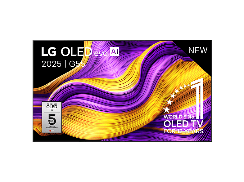 LG OLED77G55LW 77" 4K OLED TV (2025)