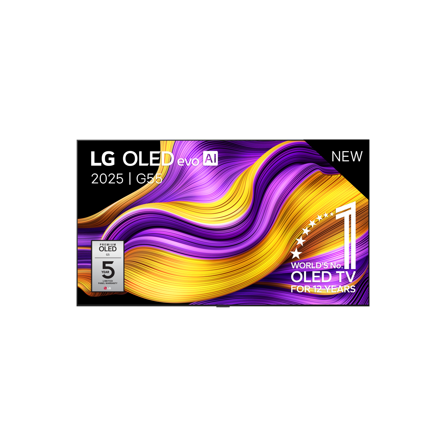 LG OLED83G55LW 83" OLED evo Smart 4K TV (2025) afbeelding