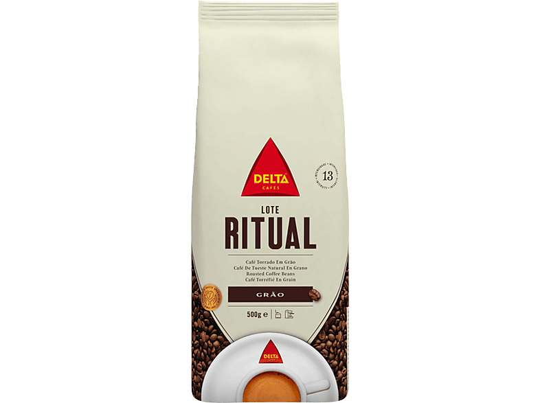 Café en grano - Delta Ritual, Arábica y Robusta, 500 gramos