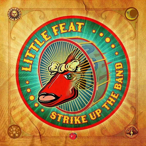 Albumcover mit einem roten Kreaturenkopf und dem Bandnamen, umgeben von dekorativen Elementen.