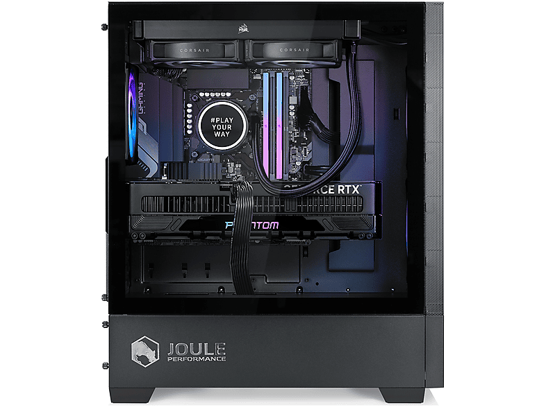 Thumbnail - JOULE PERFORMANCE L1134566, Gaming Desktop PC mit AMD Ryzen™ 7 9800X3D Prozessor, 32 GB RAM, 2 TB SSD, NVIDIA GeForce RT...