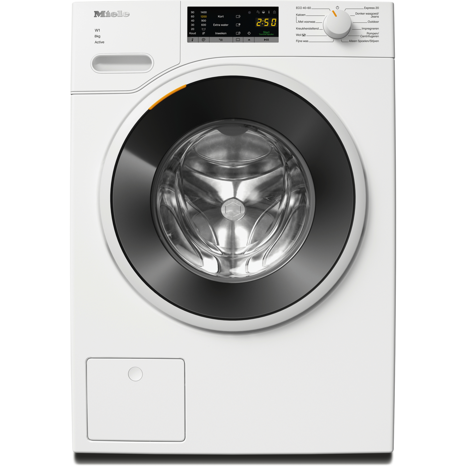 Miele Wwa 120 Wcs - Wasmachine Voorlader 8 Kg 1400 Rpm 72 Db