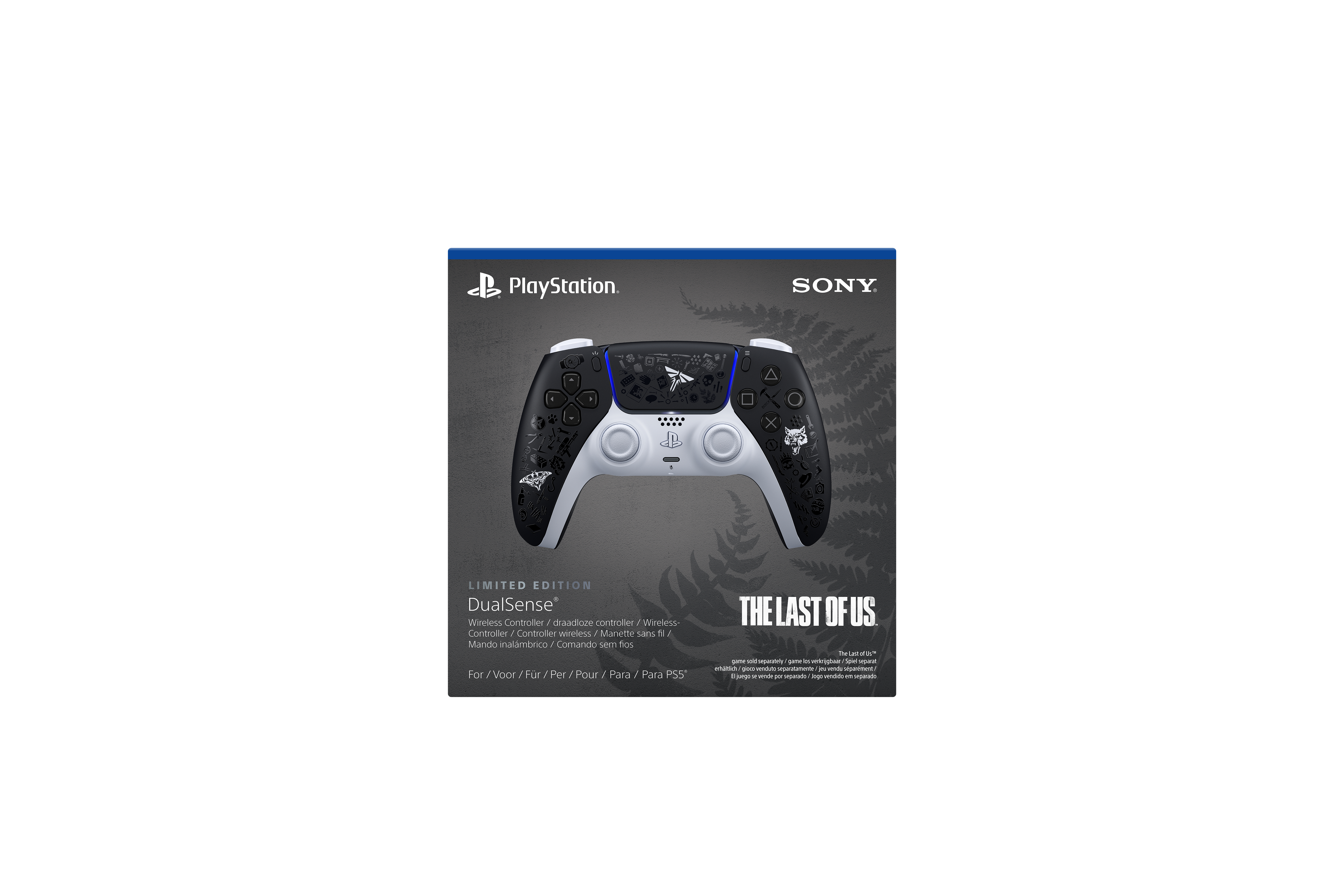 PlayStation-Controller in einer Box, thematisch für das Spiel 'The Last of Us'.