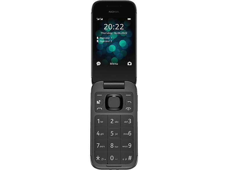 HMD Nokia 2660 Flip Klapphandy, Schwarz