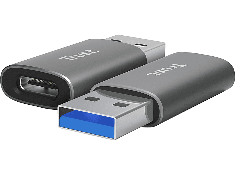 ADATTATORE TRUST CALYX USB-A USB-C AD 2P