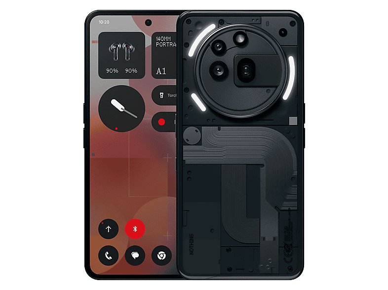 NOTHING Phone (3a) Pro 256 GB Schwarz Dual SIM