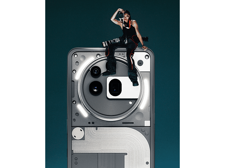 NOTHING Phone (3a) Pro 256 GB Grau Dual SIM