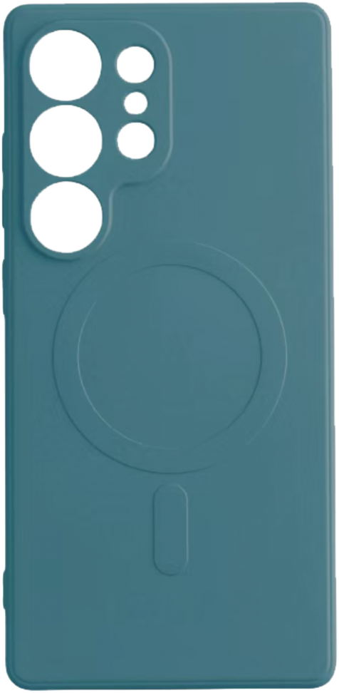 CASE AND PRO Samsung Galaxy S25 Ultra mágneses szilikon tok, óceán szíve (MAG-S25U-LBL)