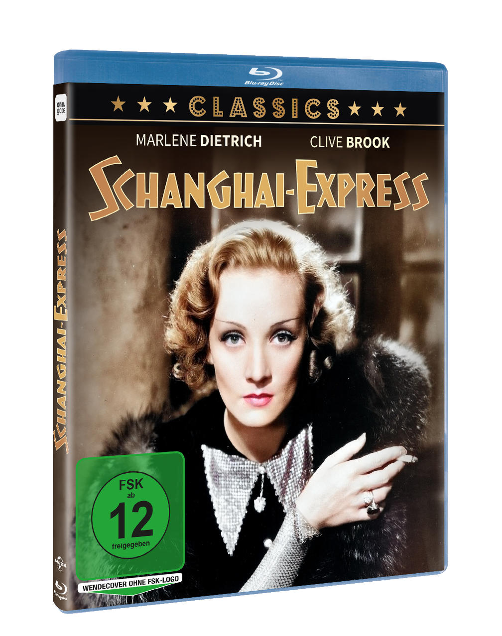 Blu-ray-Cover von 'Shanghai-Express' mit Marlene Dietrich.
