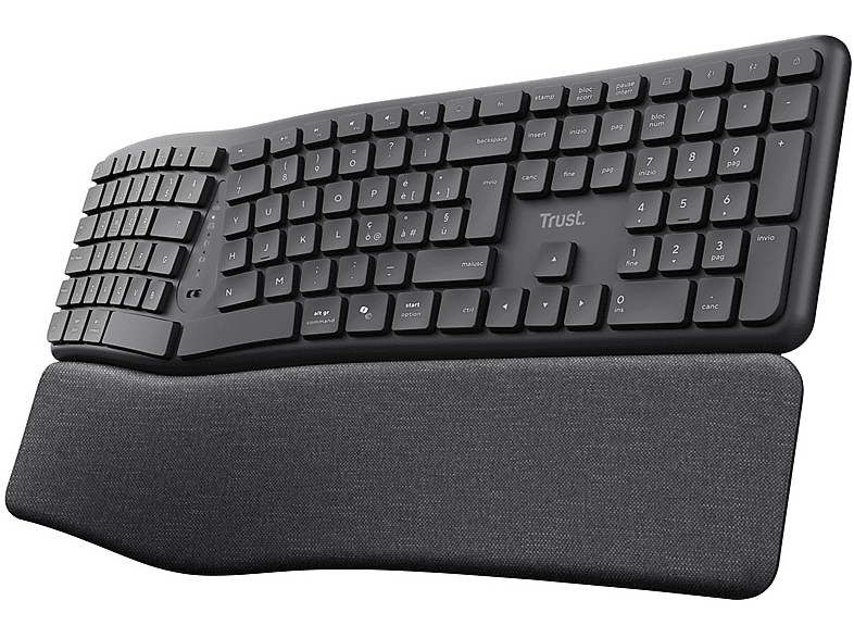 Tastiera Trust Keyra Ergo Multi Wrls KB