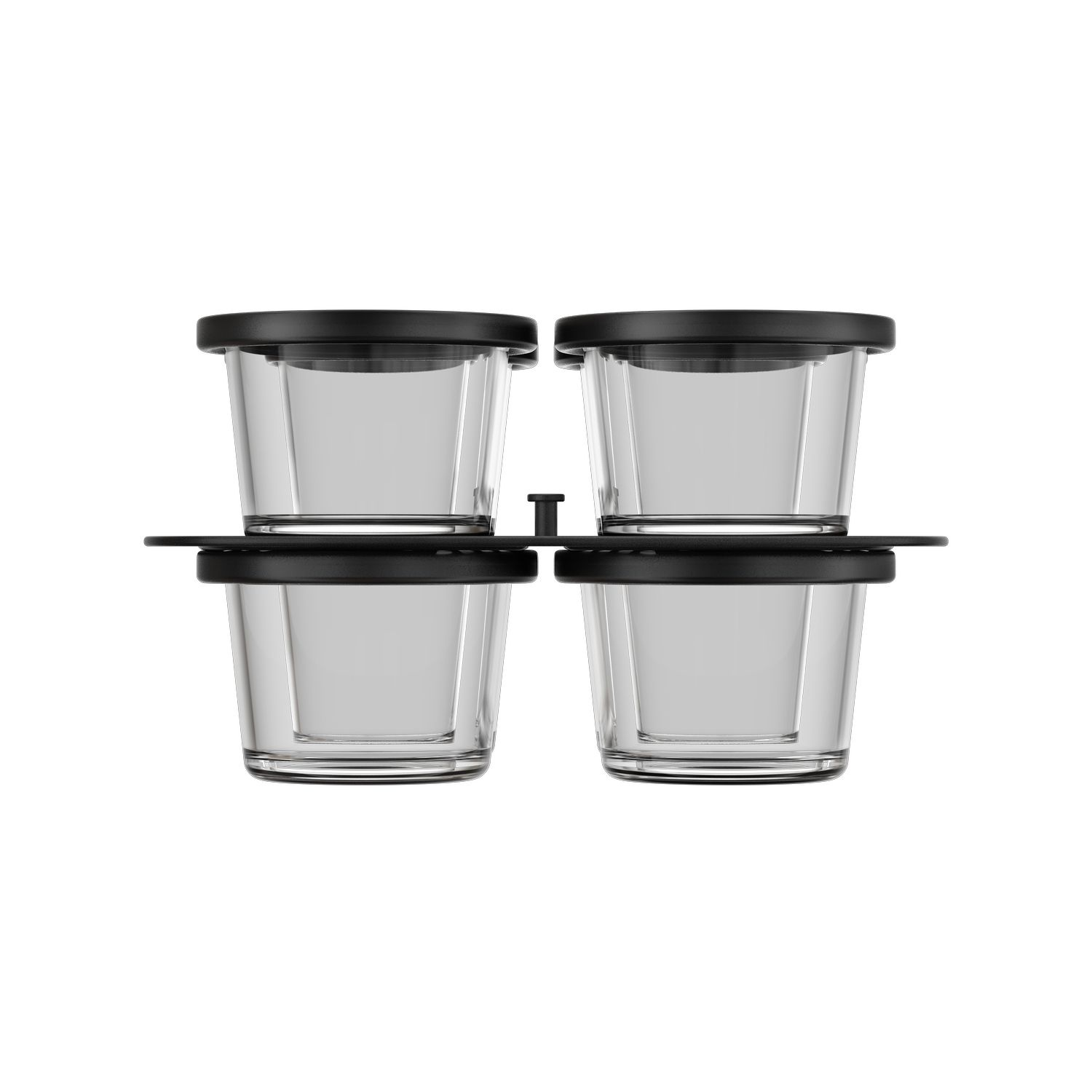 MOULINEX Glass Jars, 8-Piece Set