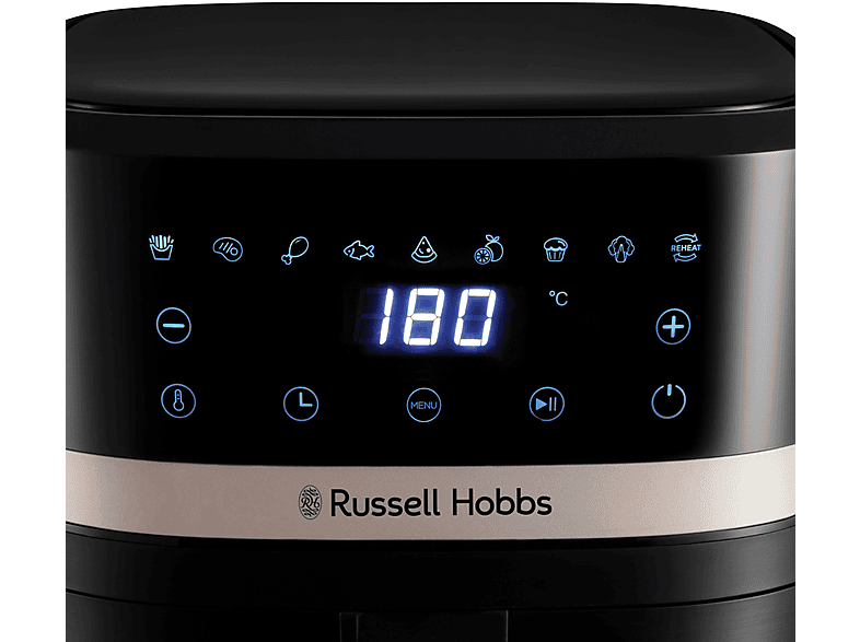 Frytkownica beztłuszczowa Air fryer RUSSELL HOBBS Satis Fry 27630-56 Czarny – zdjęcie 3