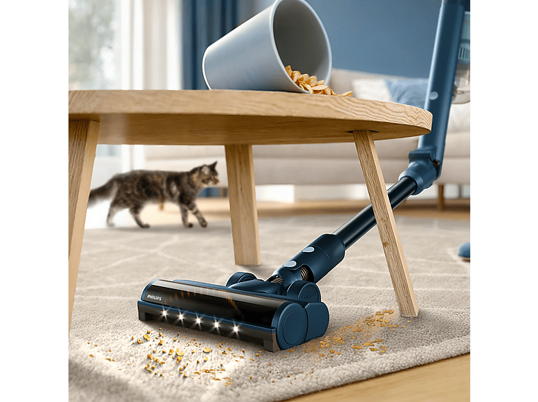 Philips XC5242/10 Kabelloser Staubsauger (270 ml, Akkulaufzeit: 60 min, Salbeigrün) — Foto 4 von 5
