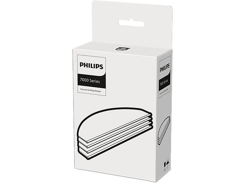 PHILIPS XV1470/00 HomeRun, Wischpads für HomeRun 7000 Saug- und Wischroboter