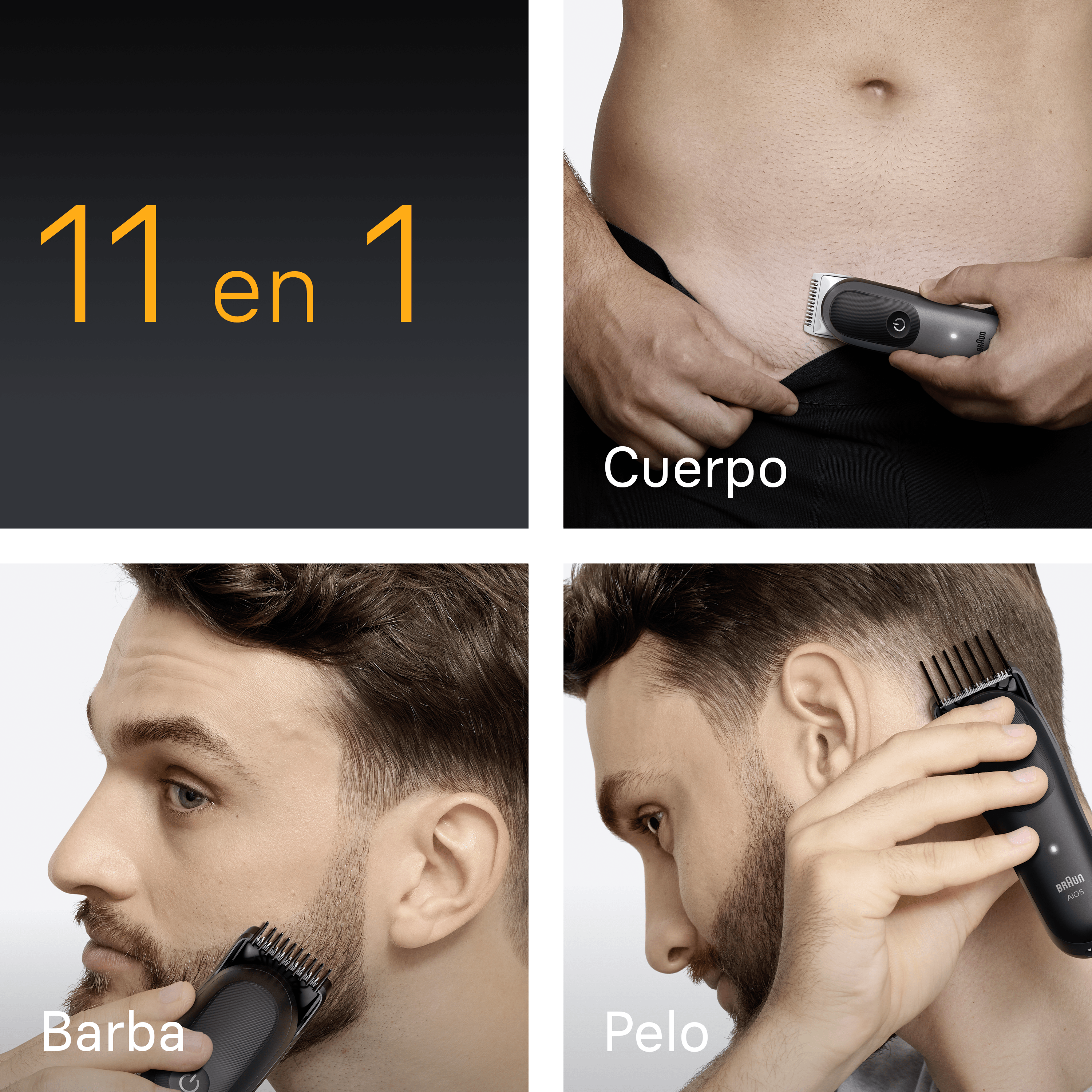 Imagen con texto para el producto 11 en 1, mostrando diferentes áreas.