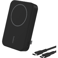 MediaMarkt BELKIN 10000 mAh Qi2 Powerbank met kickstand – (MagSafe‑compatibel) Zwart aanbieding