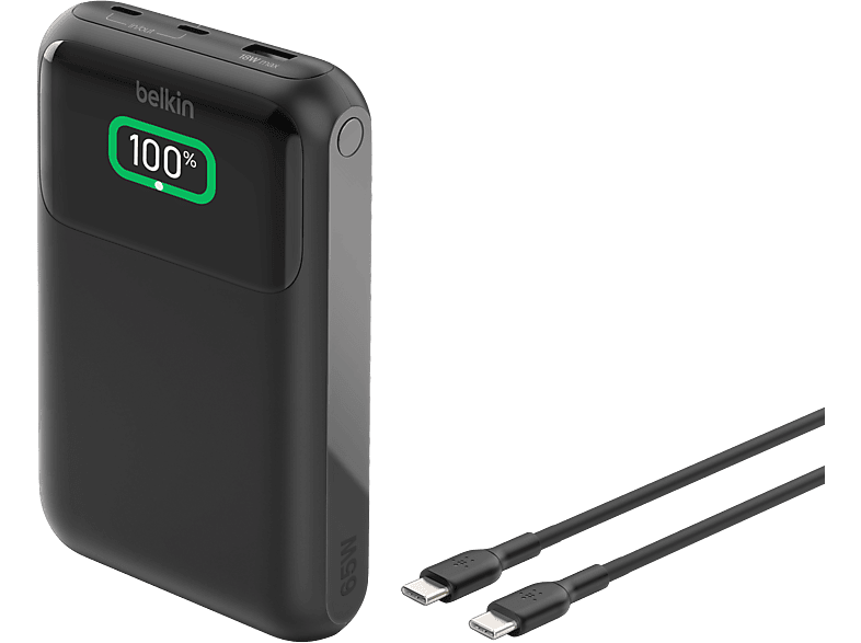 Belkin Powerbank 65w 20000 Mah Laptop Digital Display Zwart (bpb020btbk)