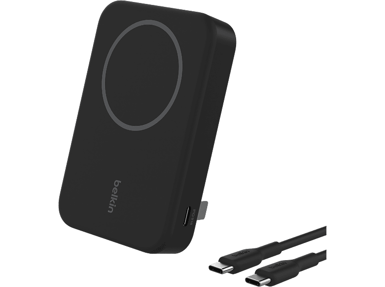 Belkin Powerbank 10k Qi2 Magsafe Compatible Met Kickstand Zwart (bpd008btbk)