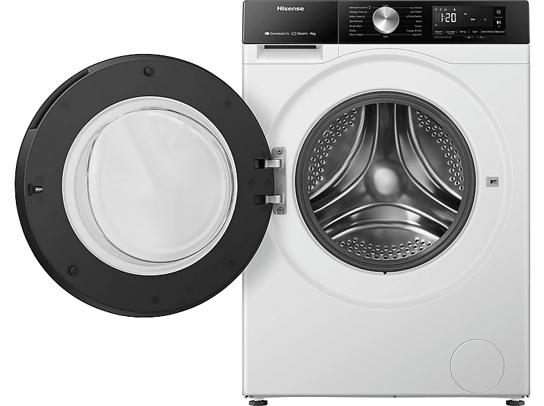 HISENSE WF3S9043BW3 Waschmaschine (9 kg, 1400 U/Min., A)