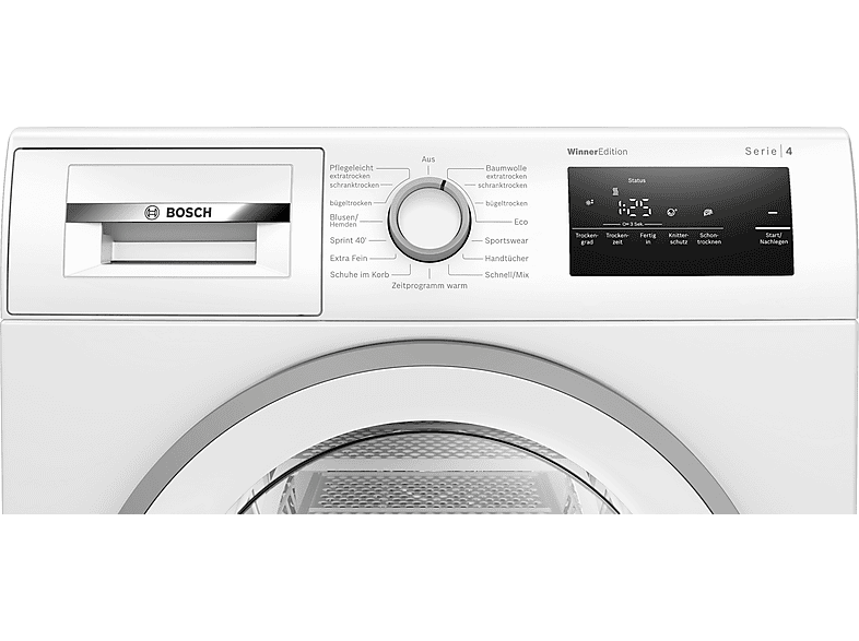 BOSCH WTH85VWJN Wärmepumpentrockner Serie 4 (8,0 kg, Weiß)