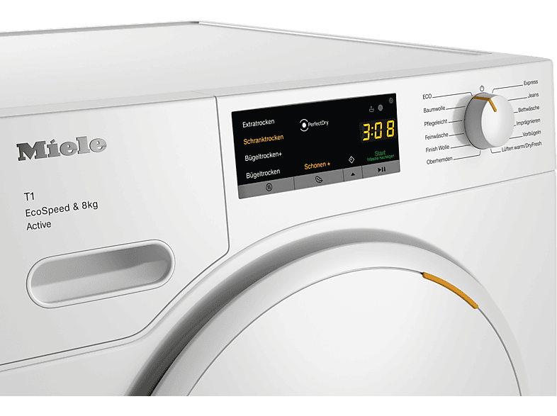 MIELE TWA520WP 8 kg Active Wärmepumpentrockner T1 White Edition (8 kg, Lotosweiß)
