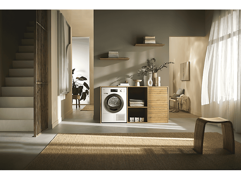 MIELE TEC645WP EcoSpeed&8kg Wärmepumpentrockner T1 Chrome Edition (8 kg, Lotosweiß)