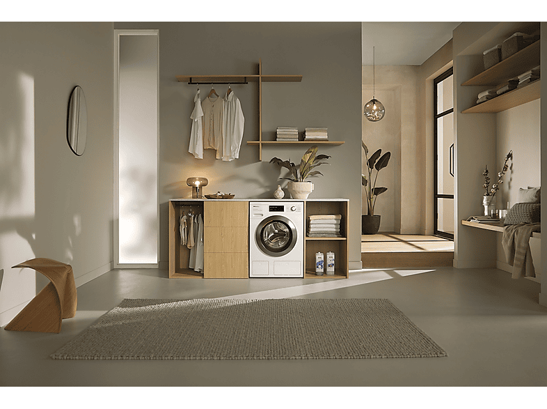 MIELE WEJ885 WPS PWash&TDos&Steam W1 Chrome Edition Waschmaschine (9 kg, 1600 U/Min., A, Flusenfilter, Fremdkörperfilter)