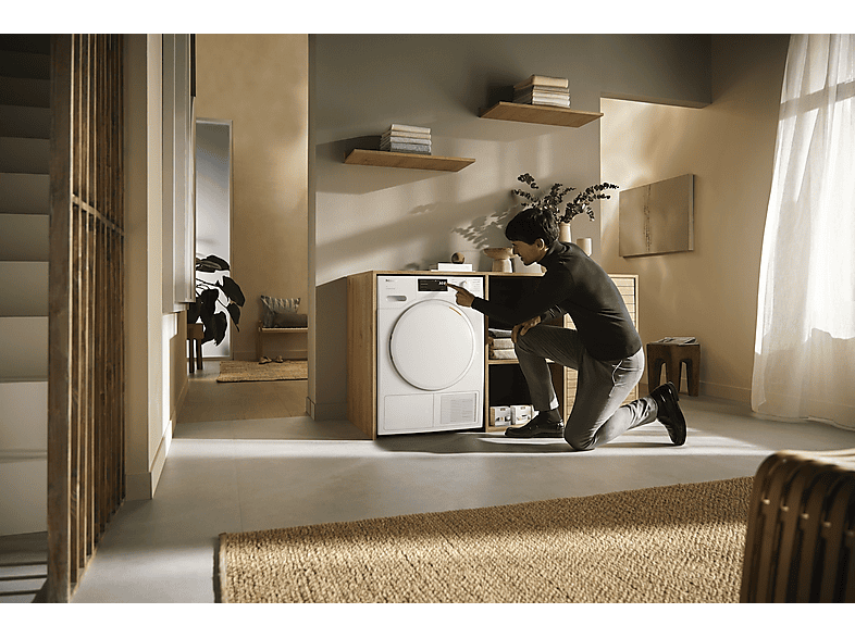 Miele TWB640WP EcoSpeed&8kg Wärmepumpentrockner (8 kg, EEK: C, 64 dB(A)), Lotosweiß) — Foto 4 von 4