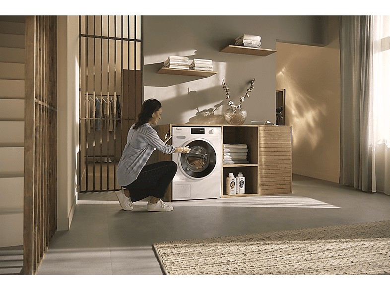 MIELE WWB360 WPS PWash&8kg W1 White Edition Waschmaschine (8 kg, 1400 U/Min., A, Flusenfilter, Fremdkörperfilter)