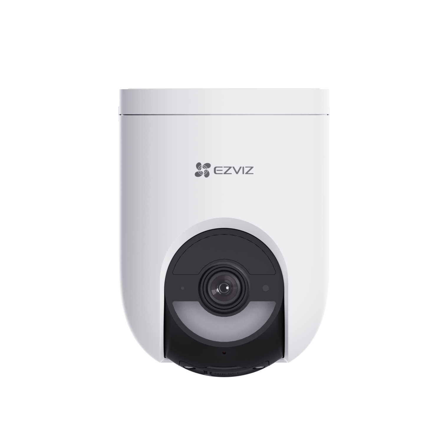 White security camera with a black lens and the EZVIZ logo.