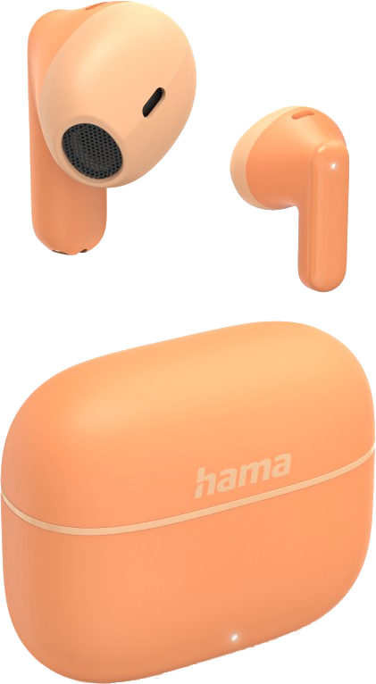 HAMA Freedom Light 2 TWS Bluetooth fülhallgató mikrofonnal, narancssárga (221757)