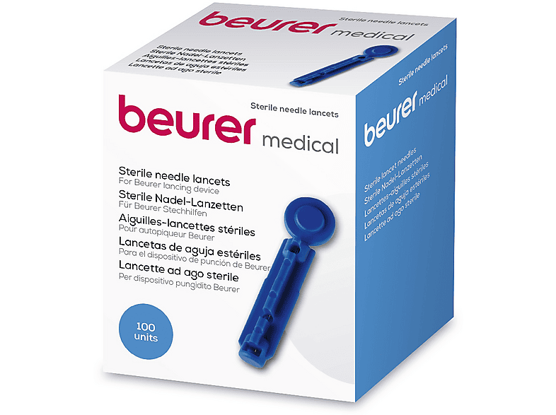 Beurer 608.51 100 Beurer sterile Nadel-Lanzetten 100 Stk.