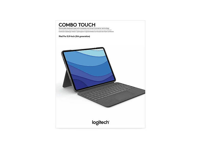 LOGITECH Combo Touch iPad Pro 11 Inç M4 ile Uyumlu Türkçe Klavyeli