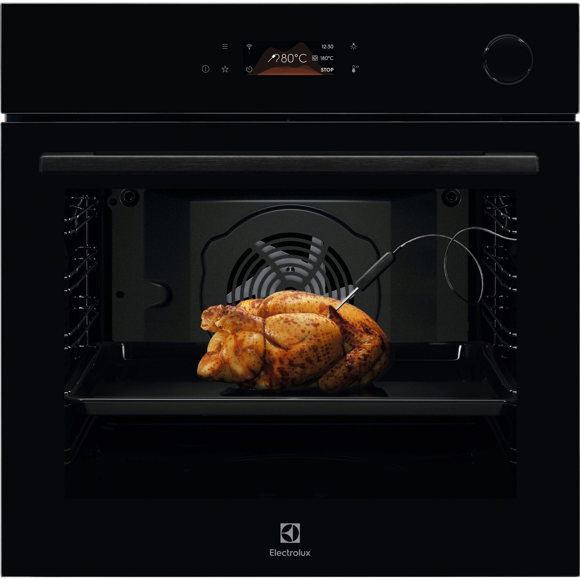 ELECTROLUX LOC8H39WZ Beépíthető gőz sütő 72l, Wifi, SteamCrisp, MealAssist, teleszkópos sütősín, maghőmérő