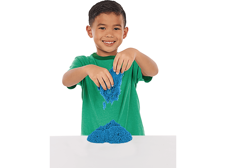 Thumbnail - SPIN MASTER 40493 KNS Kinetic Sand Box Set Blau (454g) Spielset, Blau/Mehrfarbig
