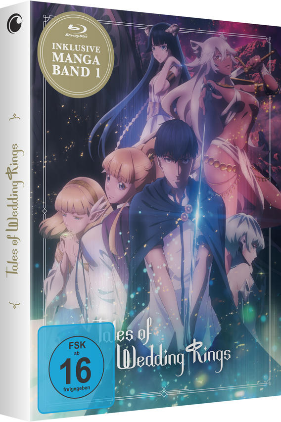 Blu-ray-Box-Set-Cover für den Anime Tales of Wedding Rings.