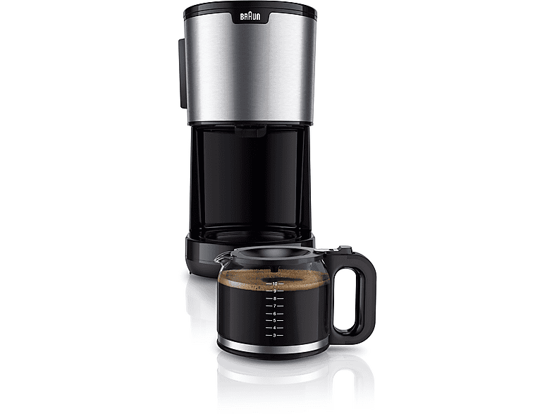 BRAUN PurShine KF 1500 BK Kaffeemaschine Schwarz/Edelstahl