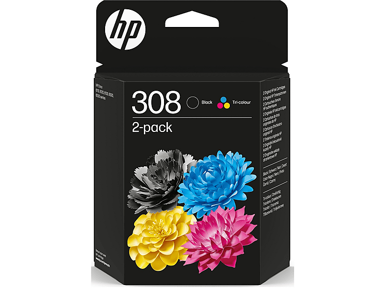 HP 308 Combo Pack Cartucce Inkjet