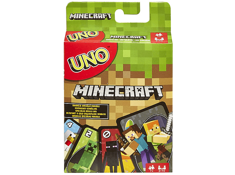 CARTE DA GIOCO MATTEL Uno Minecraft
