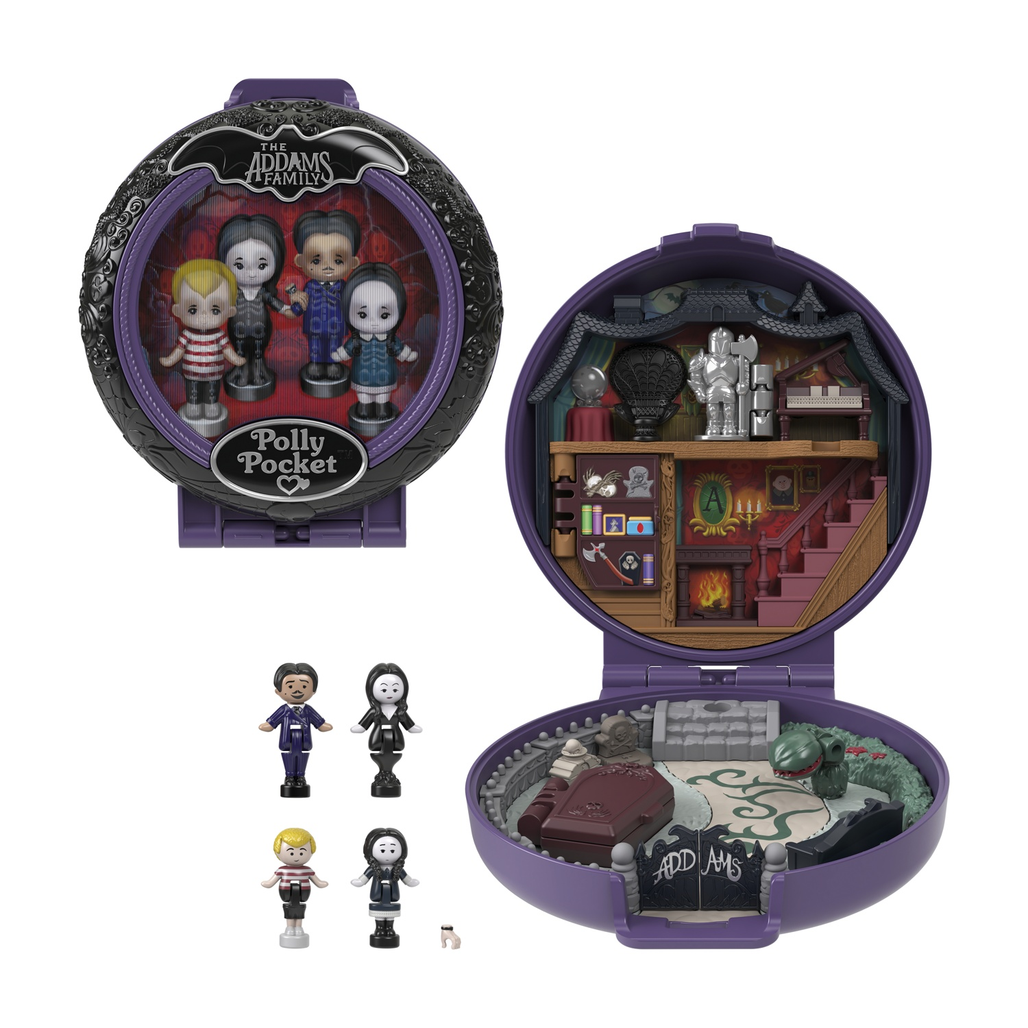 Set Polly Pocket Famiglia Addams.