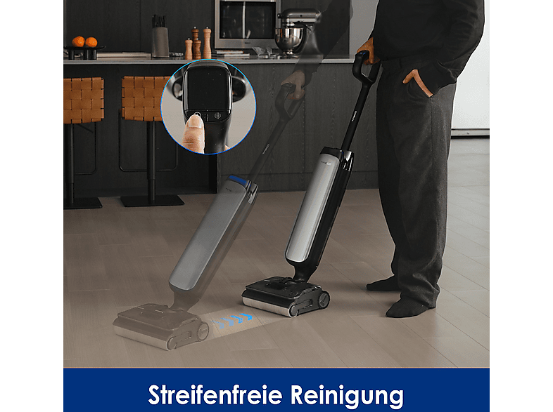 Tineco FLOOR one S9 Artist Premium Intelligenter Nass- & Trockensauger, Silber — Foto 3 von 5
