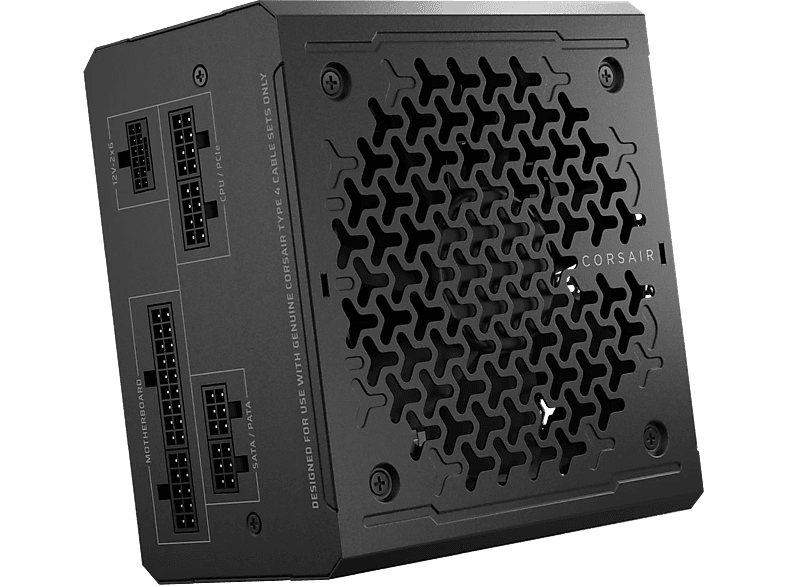 CORSAIR RMe Series RM650e 650 Watt PC Netzteil, ATX 3.1, 120-mm-Lüfter, Schwarz