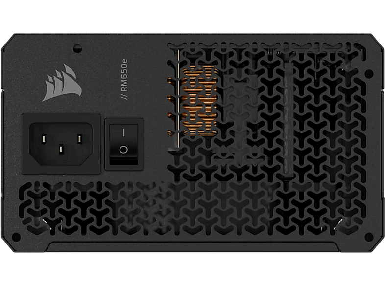 CORSAIR RMe Series RM650e 650 Watt PC Netzteil, ATX 3.1, 120-mm-Lüfter, Schwarz — Foto 5 von 5