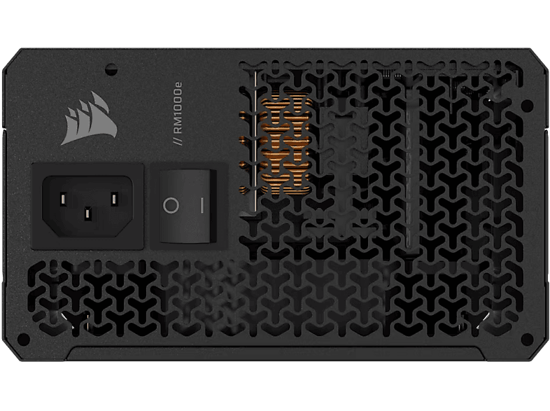 CORSAIR RMe Serie RM1000e 1000 Watt PC Netzteil, ATX 3.1, 120-mm-Lüfter, Schwarz — Foto 4 von 5