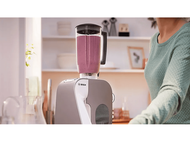 Bosch MUM5XW34 Küchenmaschine mit Waage Champagne/Weiß (Rührschüsselkapazität: 3,9 l, 1000 Watt) — Foto 3 von 5