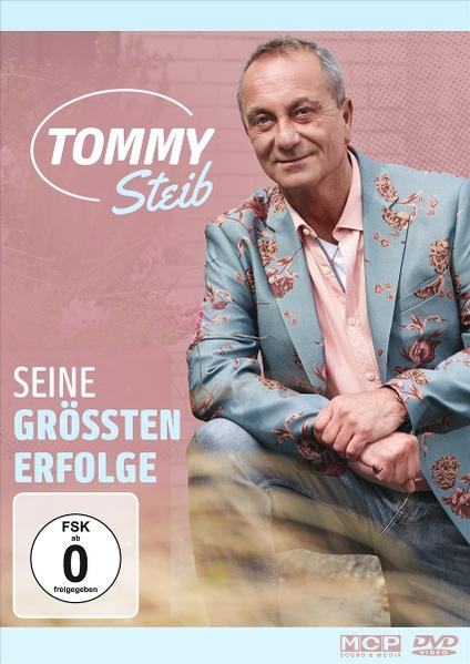 DVD-Cover von Tommy Steib. Er trägt eine Blumenjacke. Der Text lautet 'Seine Grössten Erfolge'.